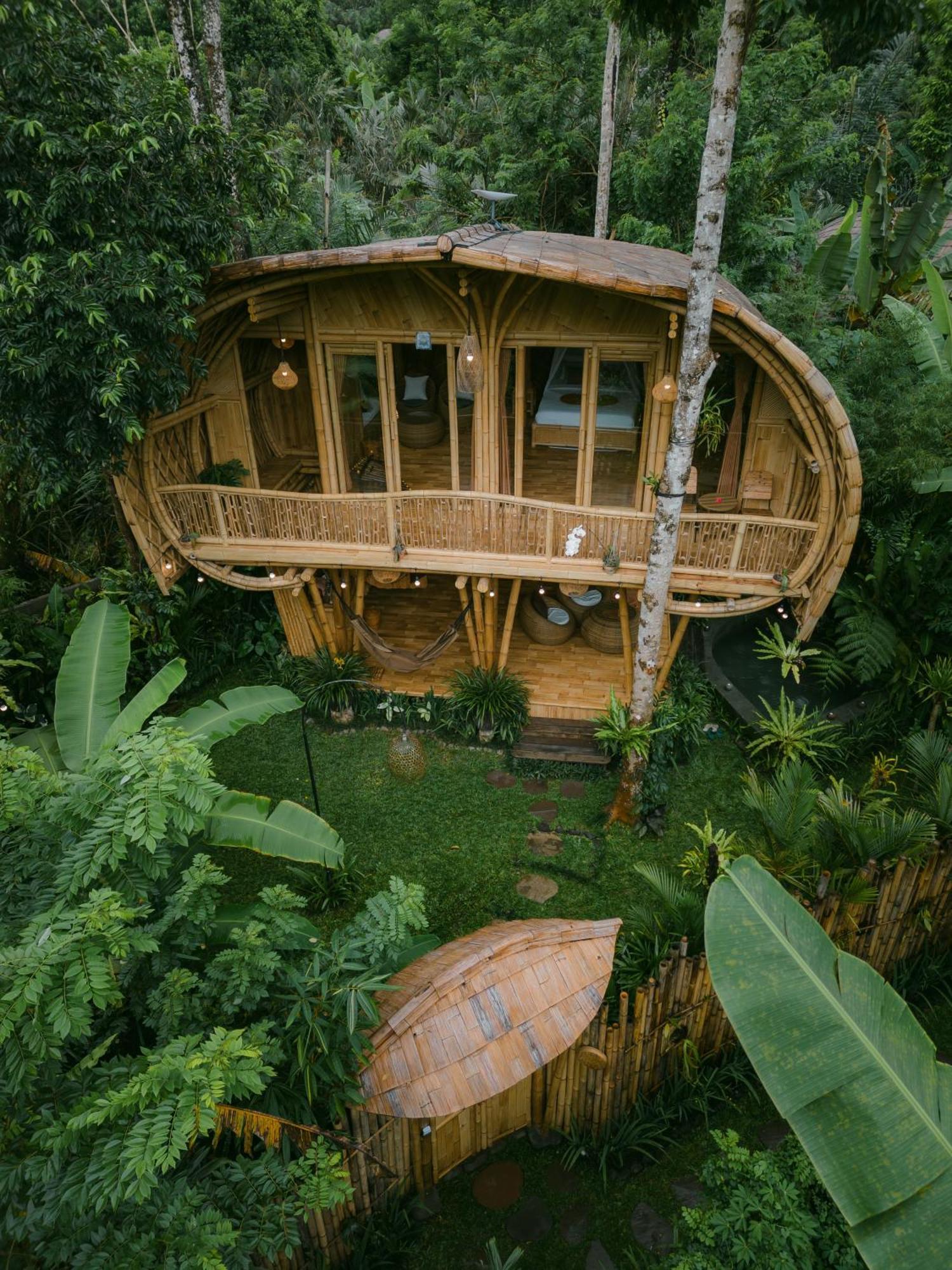 فيلا Alamvaya Bali Bamboo House سيديمين المظهر الخارجي الصورة