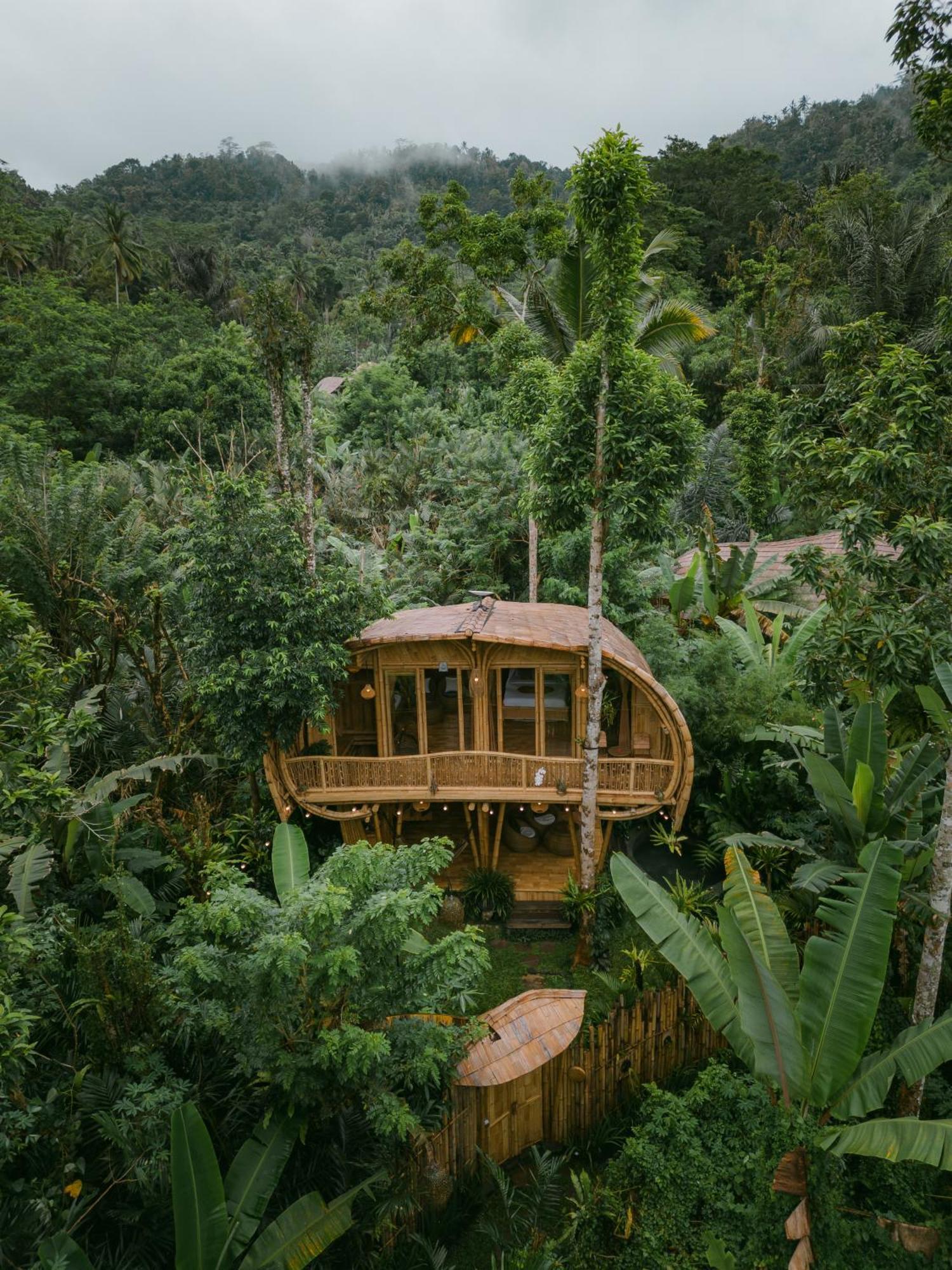 فيلا Alamvaya Bali Bamboo House سيديمين المظهر الخارجي الصورة