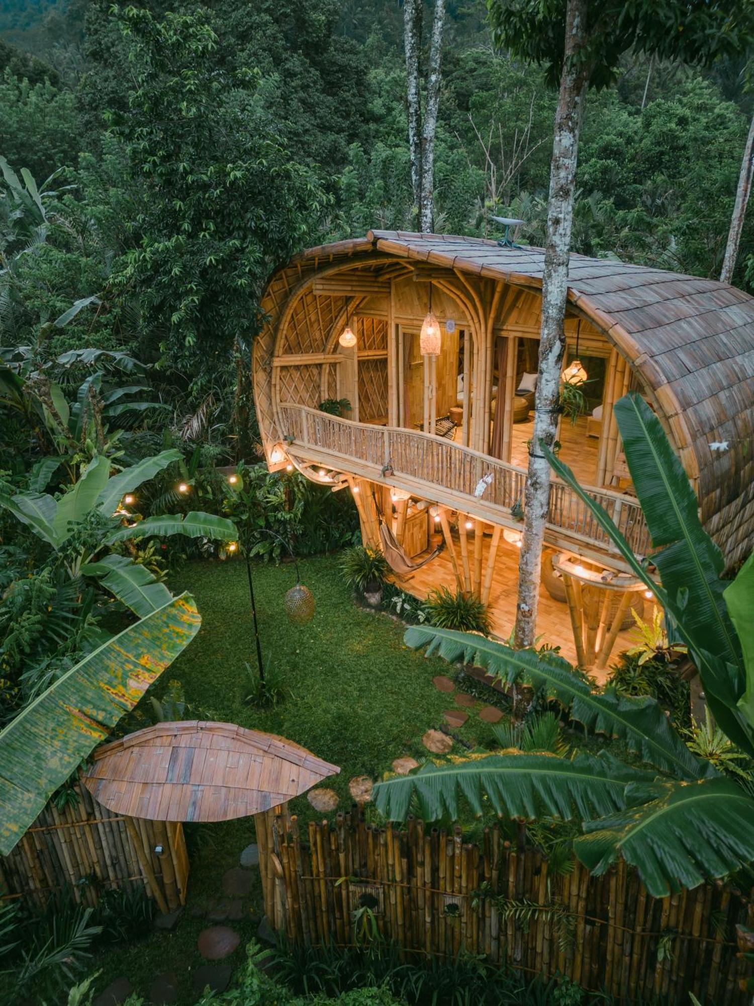 فيلا Alamvaya Bali Bamboo House سيديمين المظهر الخارجي الصورة