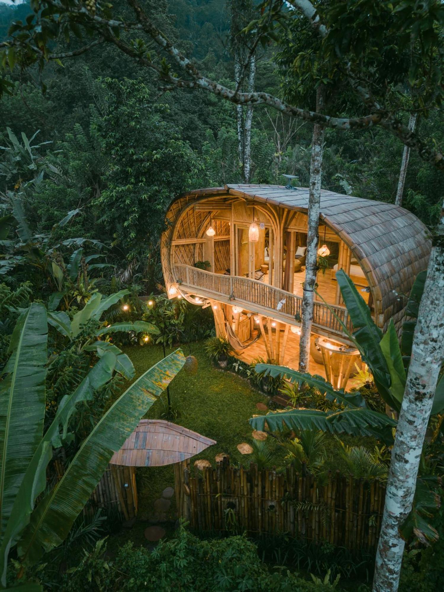 فيلا Alamvaya Bali Bamboo House سيديمين المظهر الخارجي الصورة