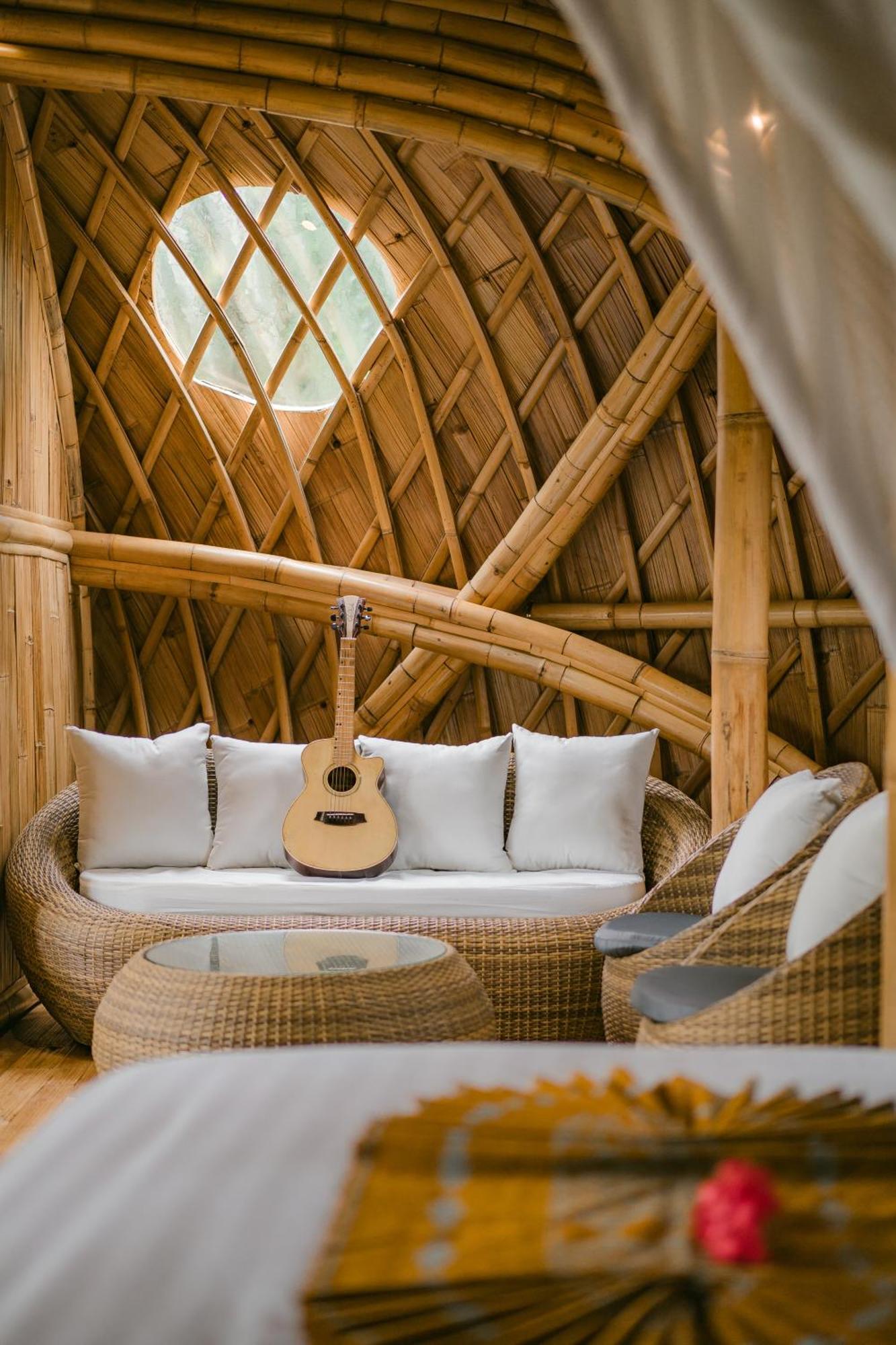 فيلا Alamvaya Bali Bamboo House سيديمين المظهر الخارجي الصورة