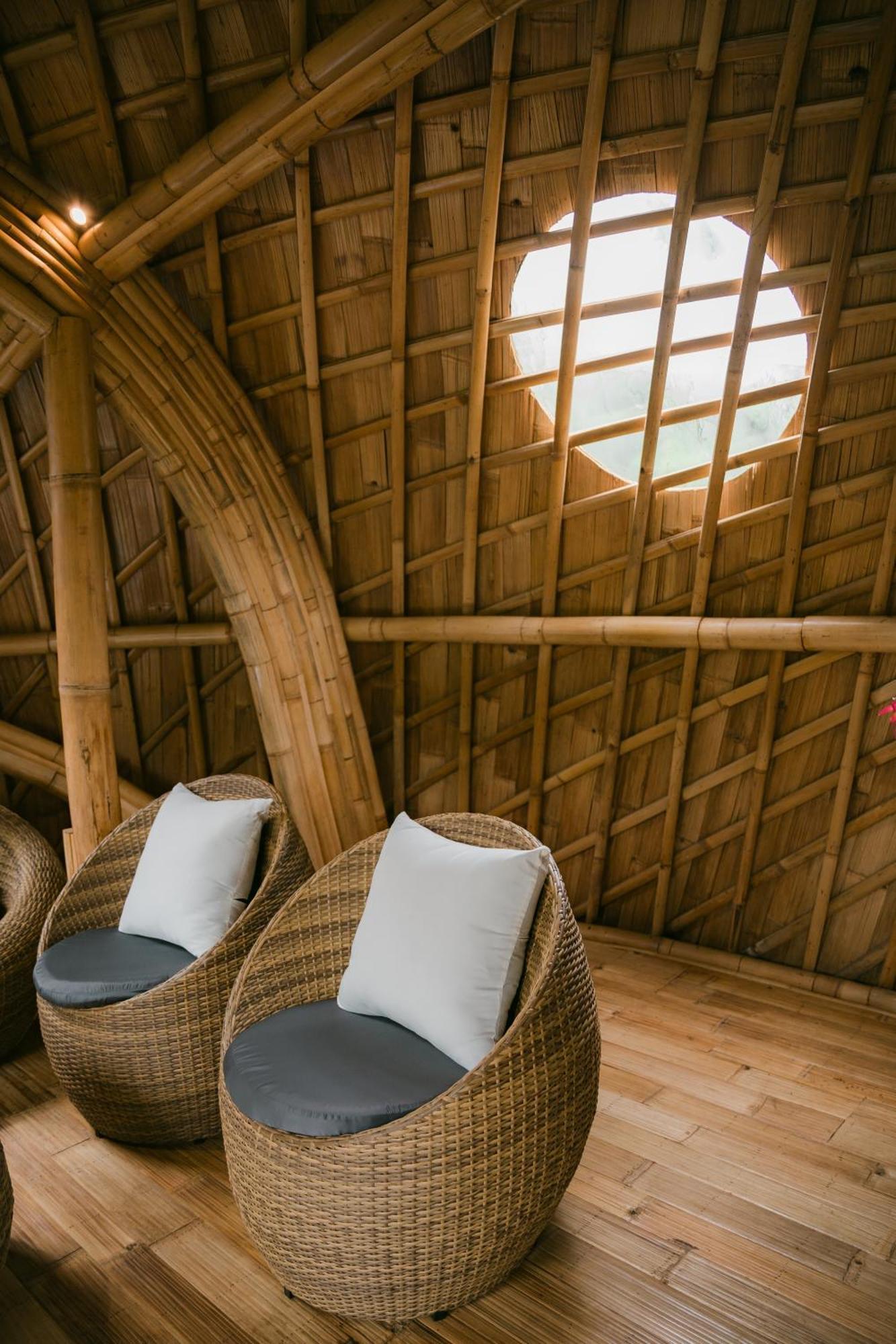 فيلا Alamvaya Bali Bamboo House سيديمين المظهر الخارجي الصورة