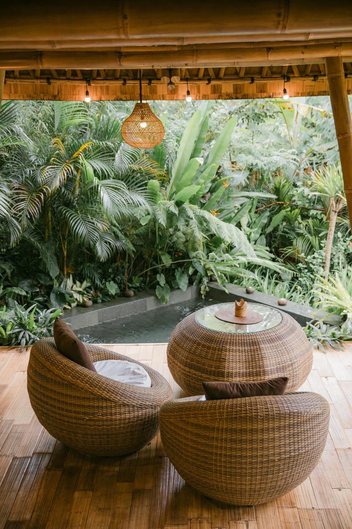 فيلا Alamvaya Bali Bamboo House سيديمين المظهر الخارجي الصورة