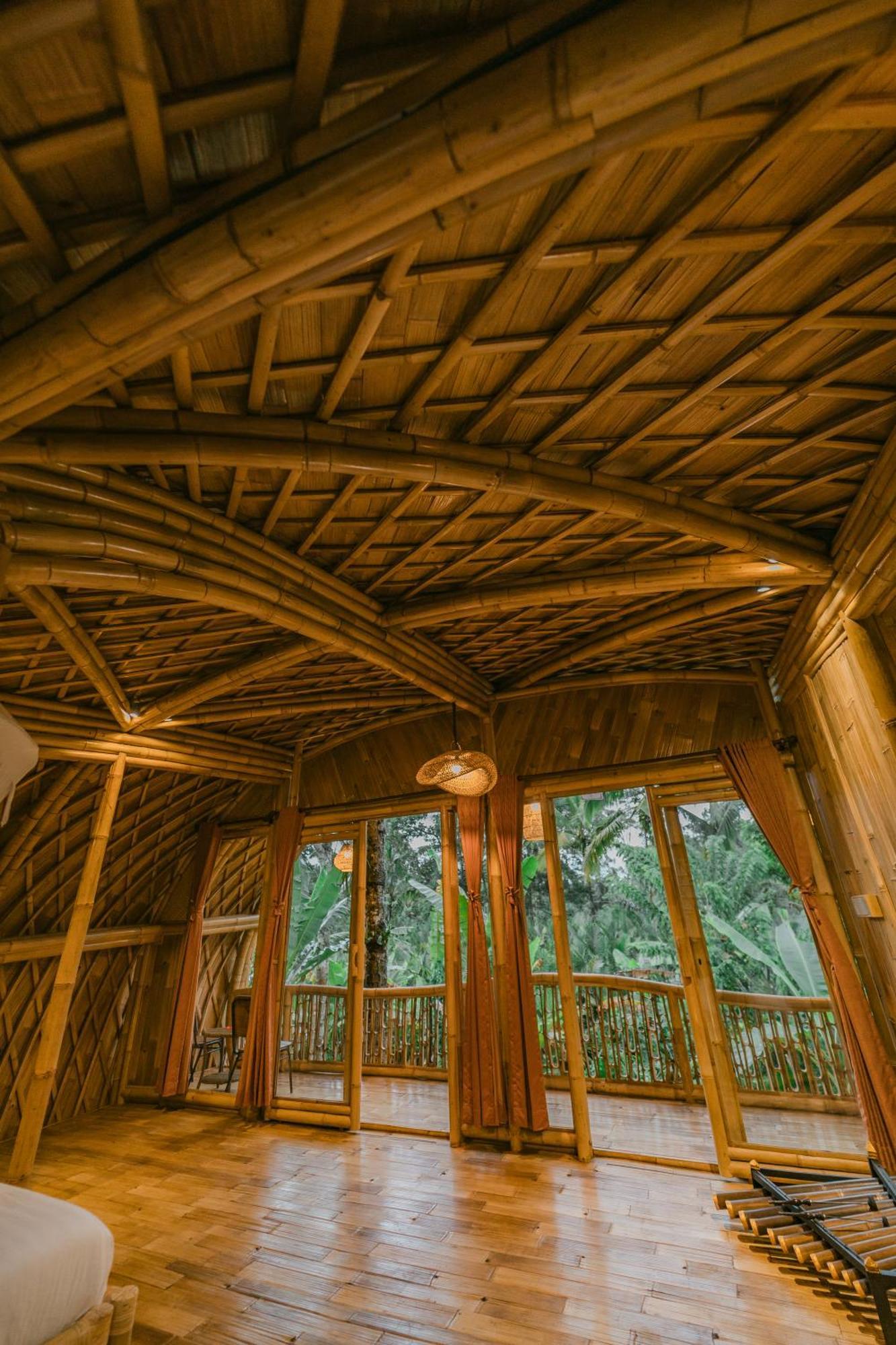 فيلا Alamvaya Bali Bamboo House سيديمين المظهر الخارجي الصورة