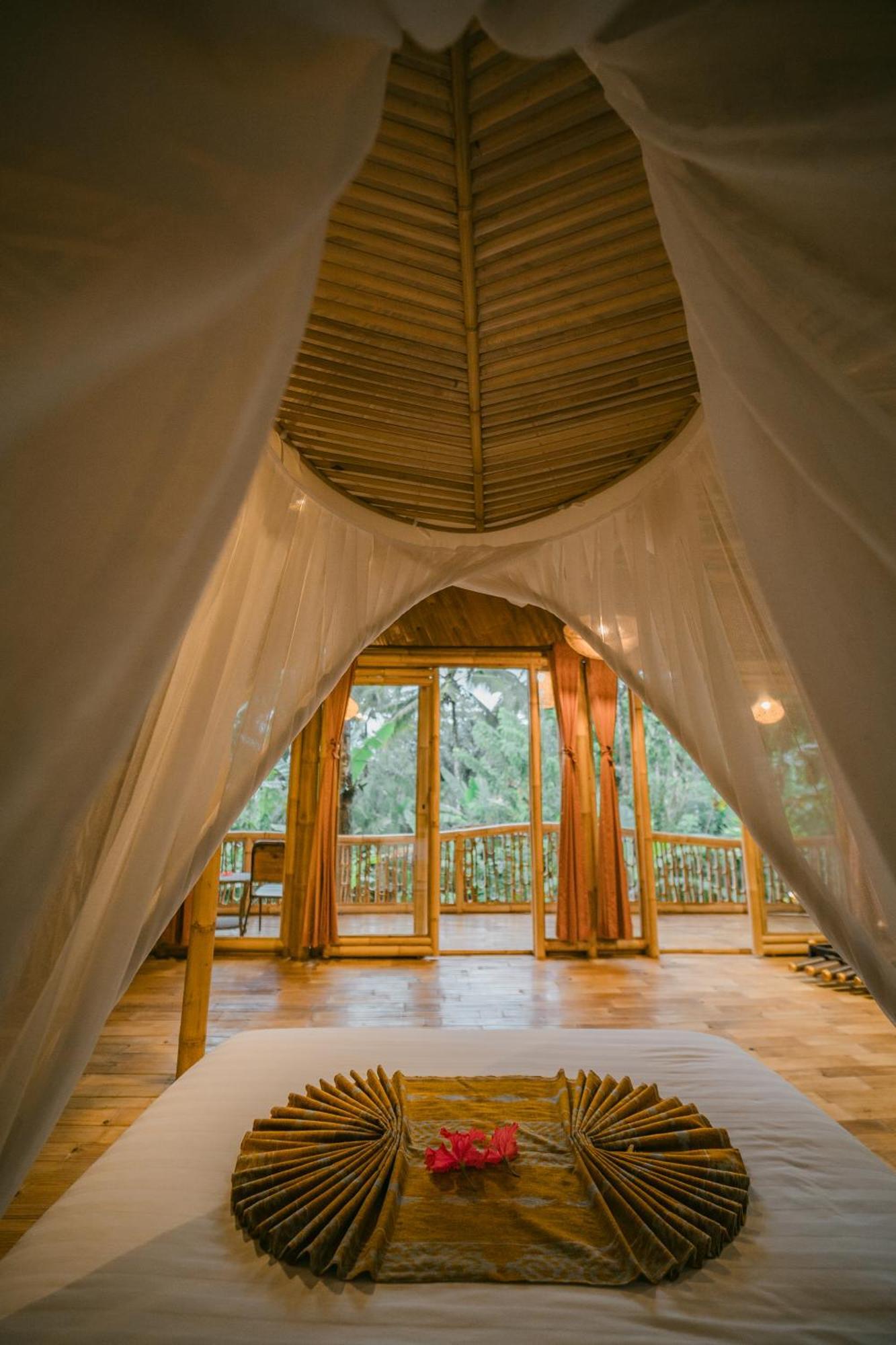 فيلا Alamvaya Bali Bamboo House سيديمين المظهر الخارجي الصورة