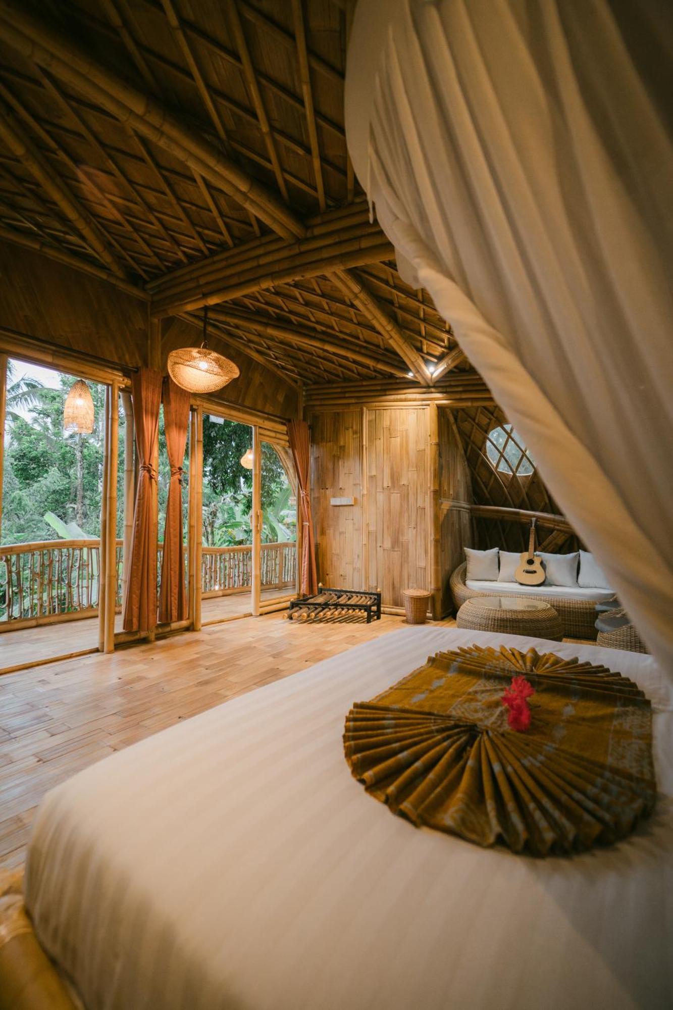 فيلا Alamvaya Bali Bamboo House سيديمين المظهر الخارجي الصورة