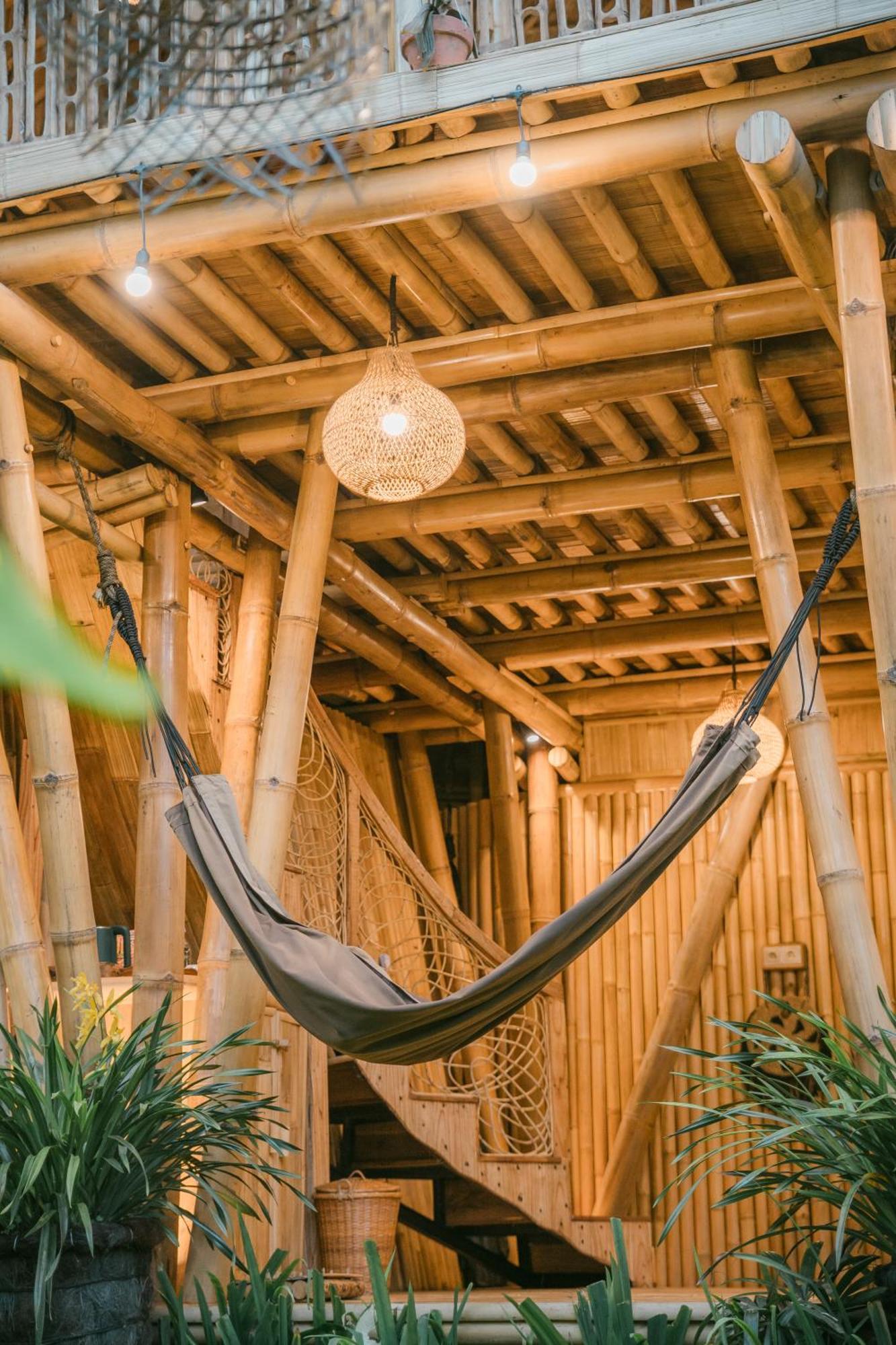 فيلا Alamvaya Bali Bamboo House سيديمين المظهر الخارجي الصورة