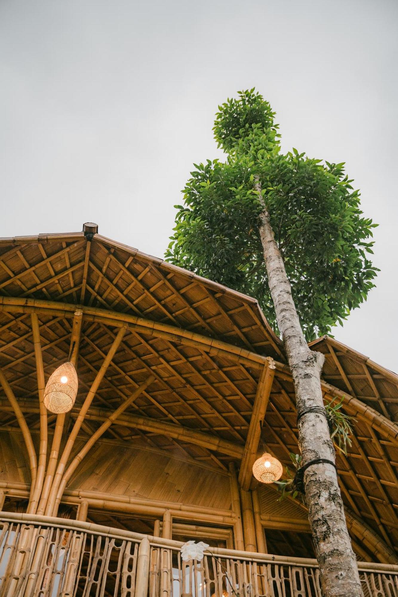 فيلا Alamvaya Bali Bamboo House سيديمين المظهر الخارجي الصورة