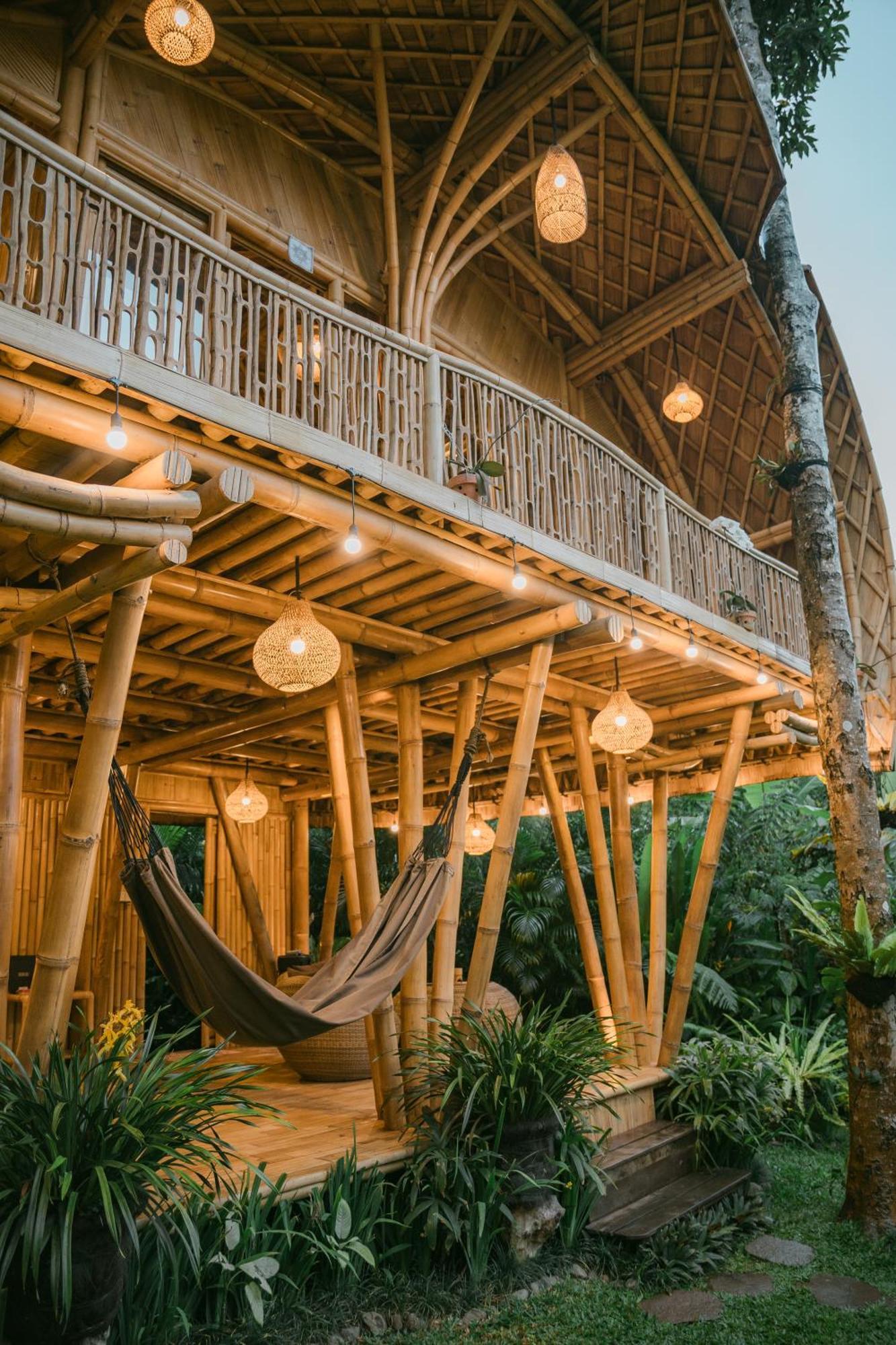 فيلا Alamvaya Bali Bamboo House سيديمين المظهر الخارجي الصورة