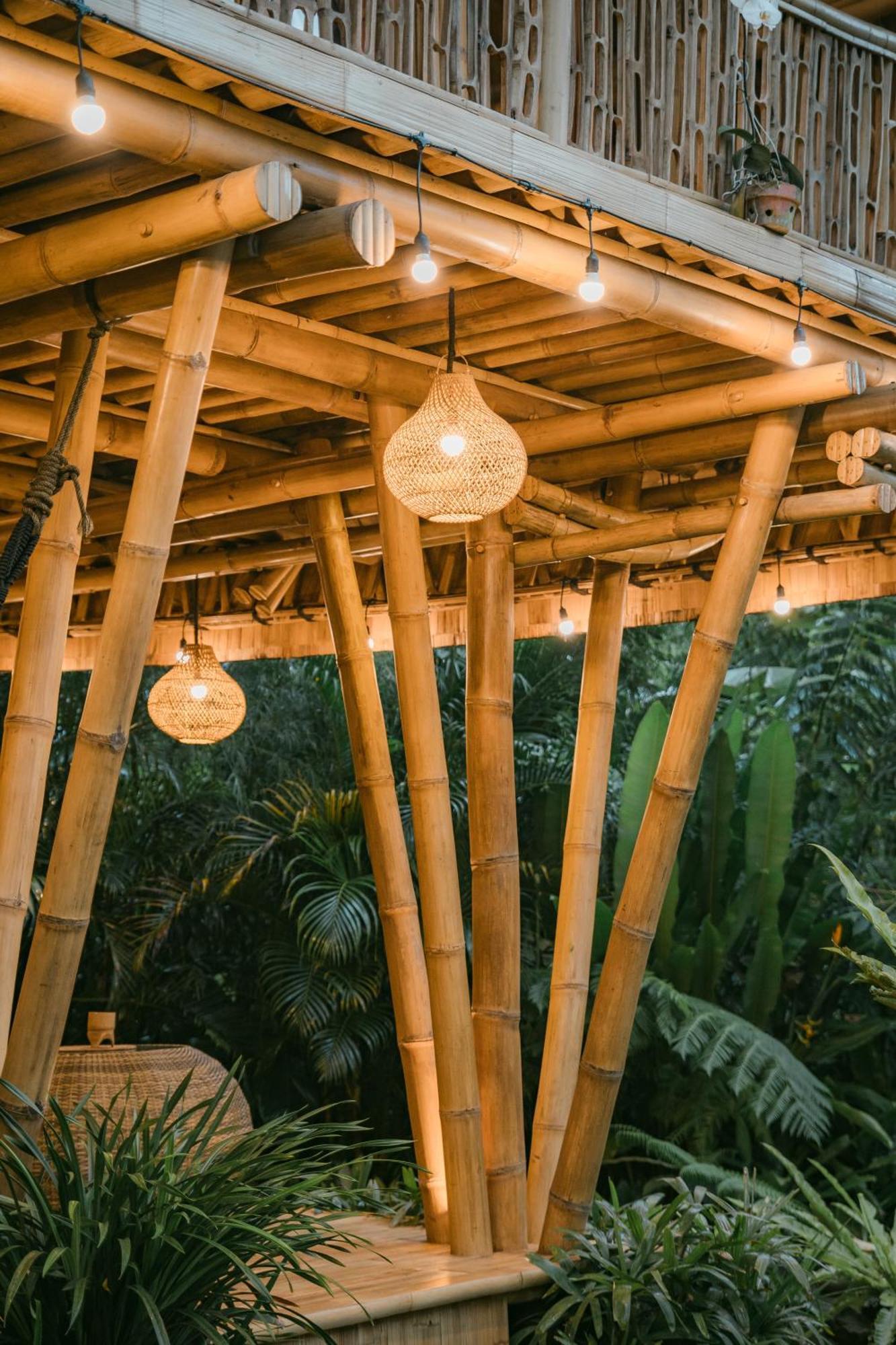 فيلا Alamvaya Bali Bamboo House سيديمين المظهر الخارجي الصورة