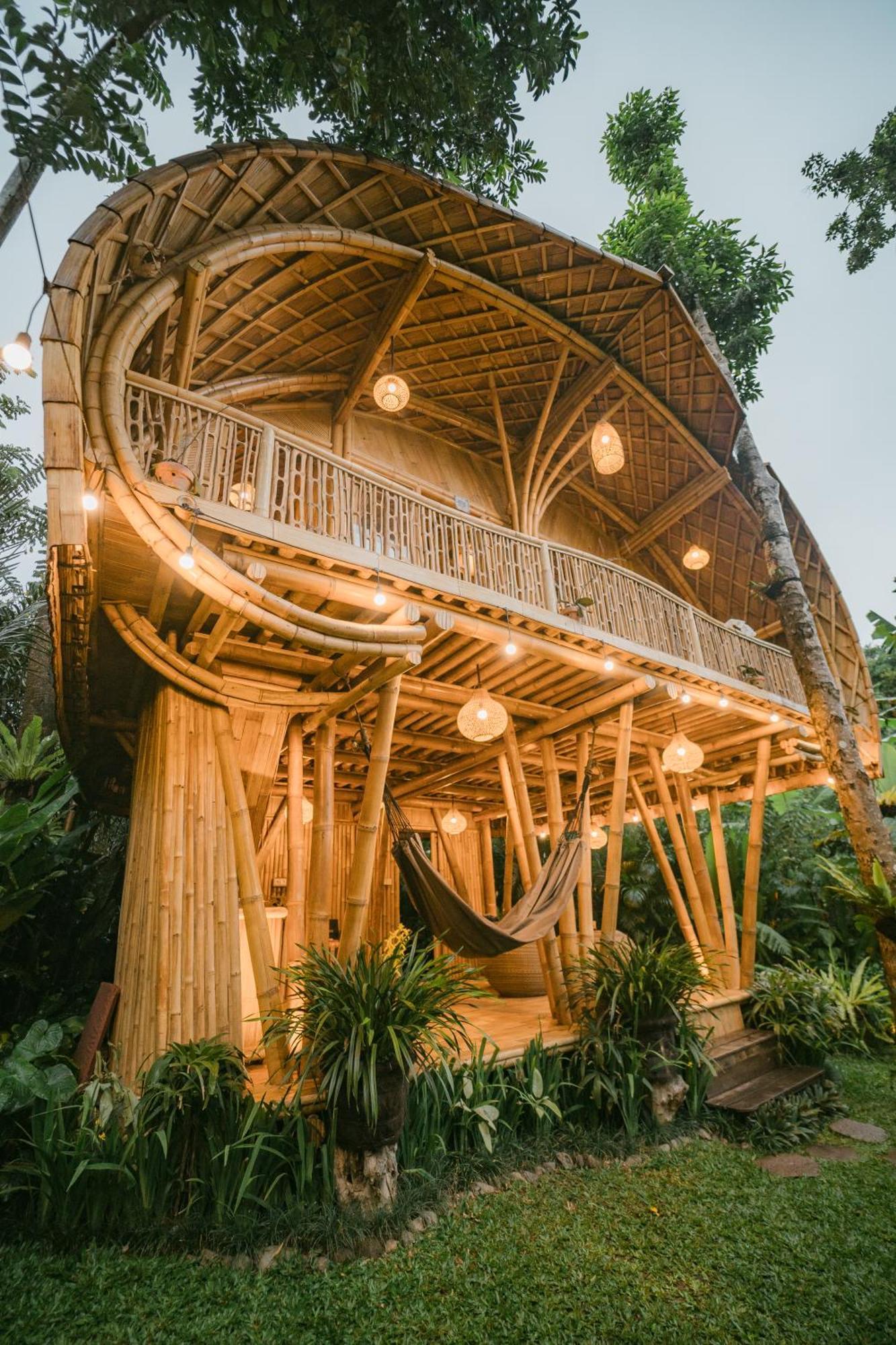 فيلا Alamvaya Bali Bamboo House سيديمين المظهر الخارجي الصورة