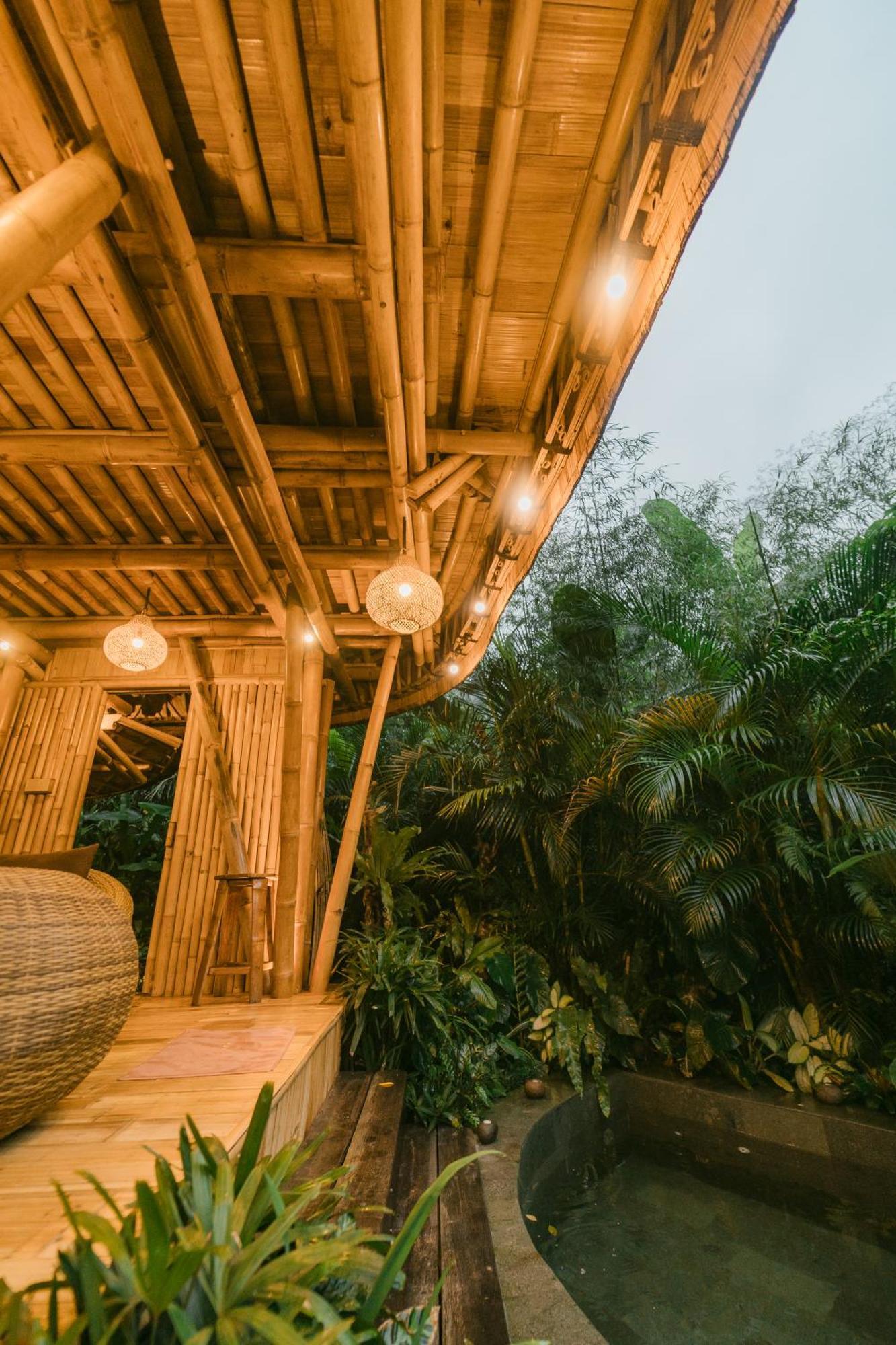 فيلا Alamvaya Bali Bamboo House سيديمين المظهر الخارجي الصورة