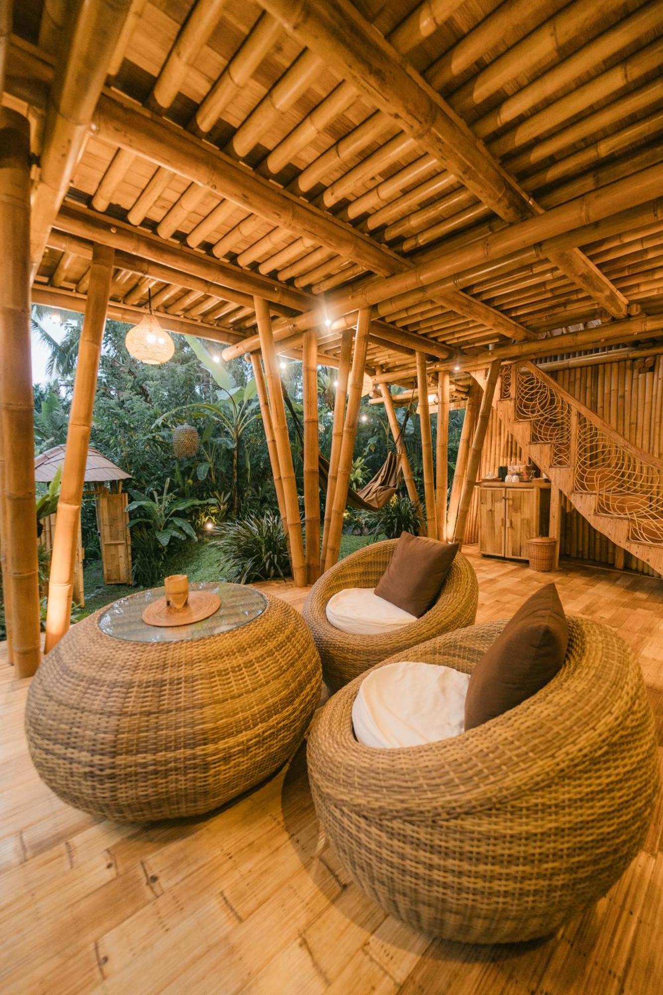 فيلا Alamvaya Bali Bamboo House سيديمين المظهر الخارجي الصورة