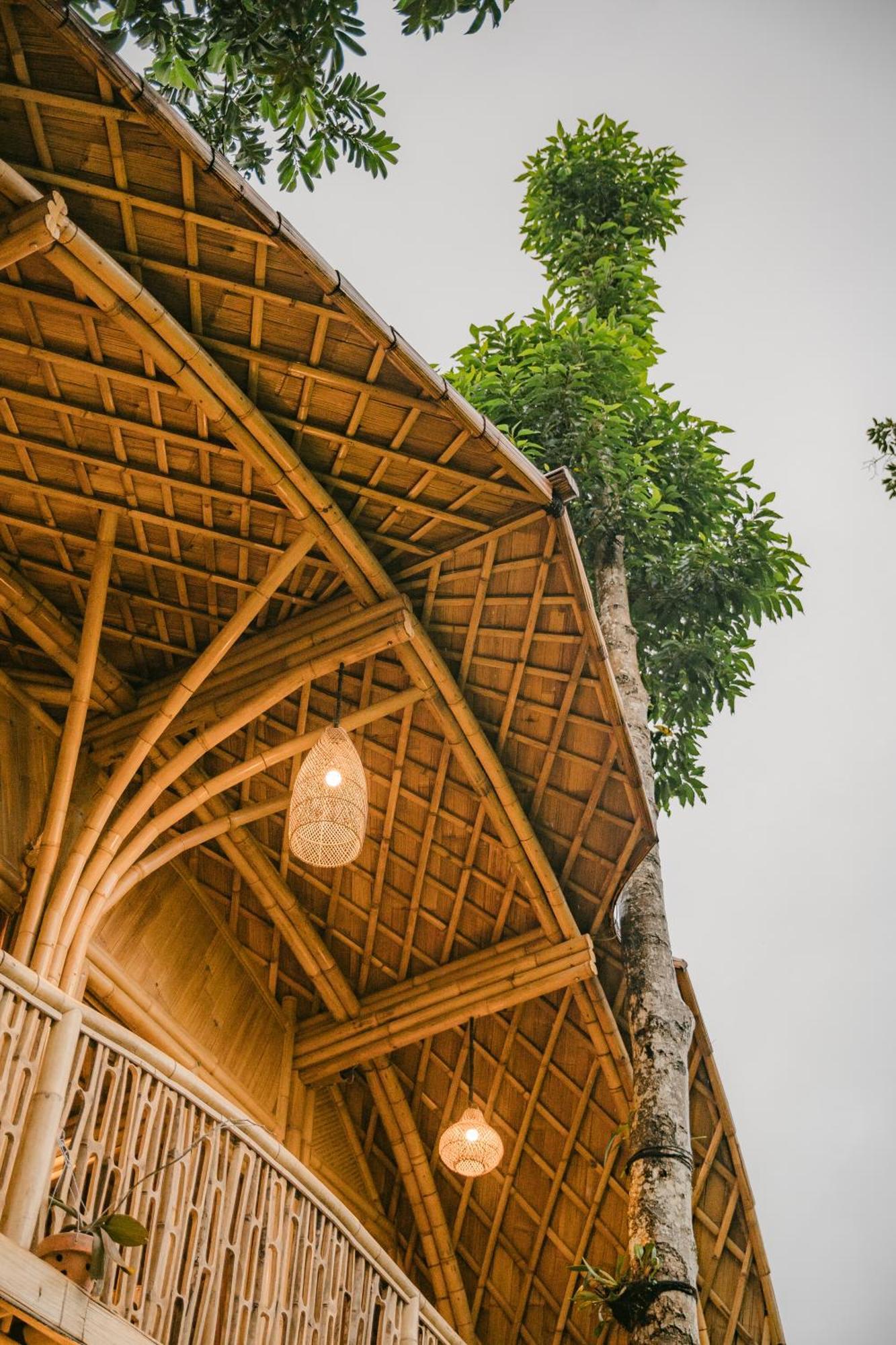 فيلا Alamvaya Bali Bamboo House سيديمين المظهر الخارجي الصورة