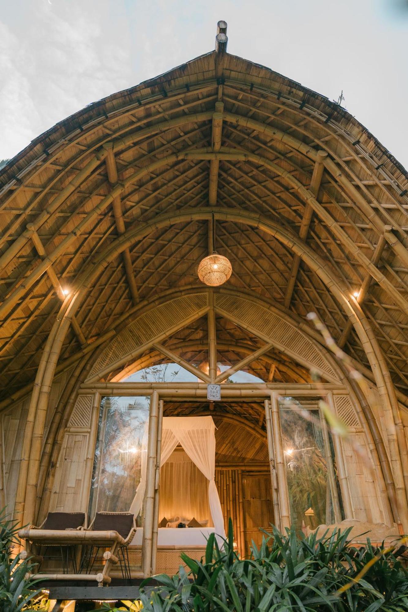 فيلا Alamvaya Bali Bamboo House سيديمين المظهر الخارجي الصورة